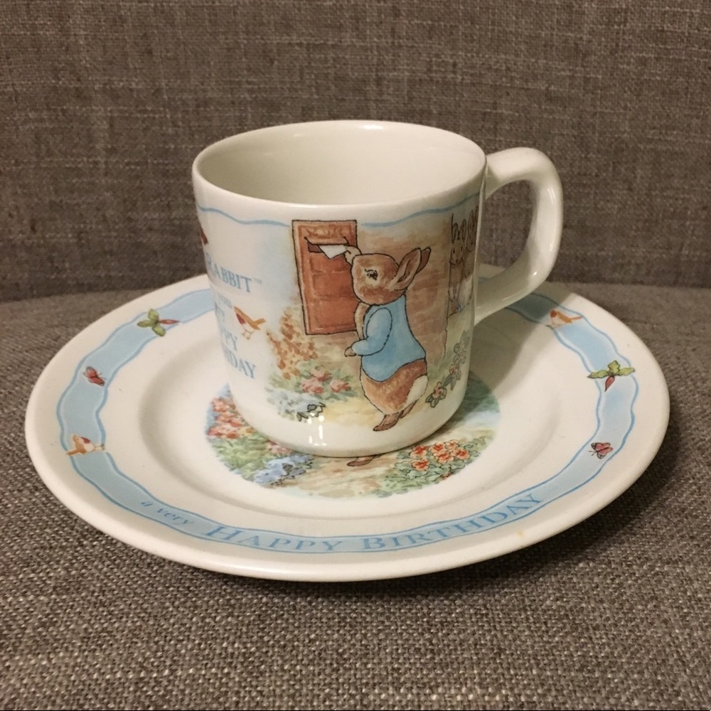 Wedgwood Peter Rabbit Happy Birthday set